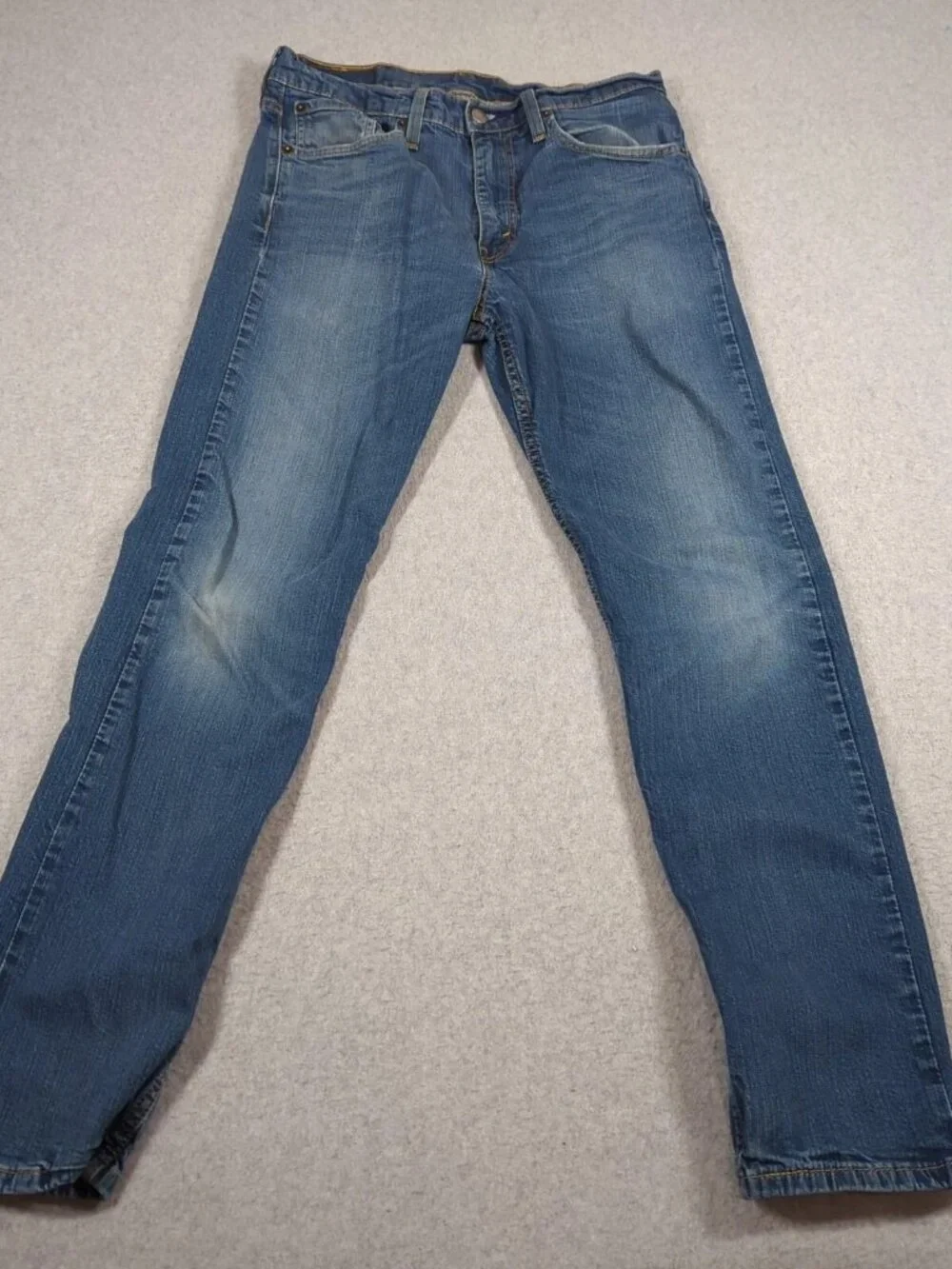 Levi's 502 Jeans Men's 33x32 (Actual 30x30) Blue Denim Tapered Leg Western